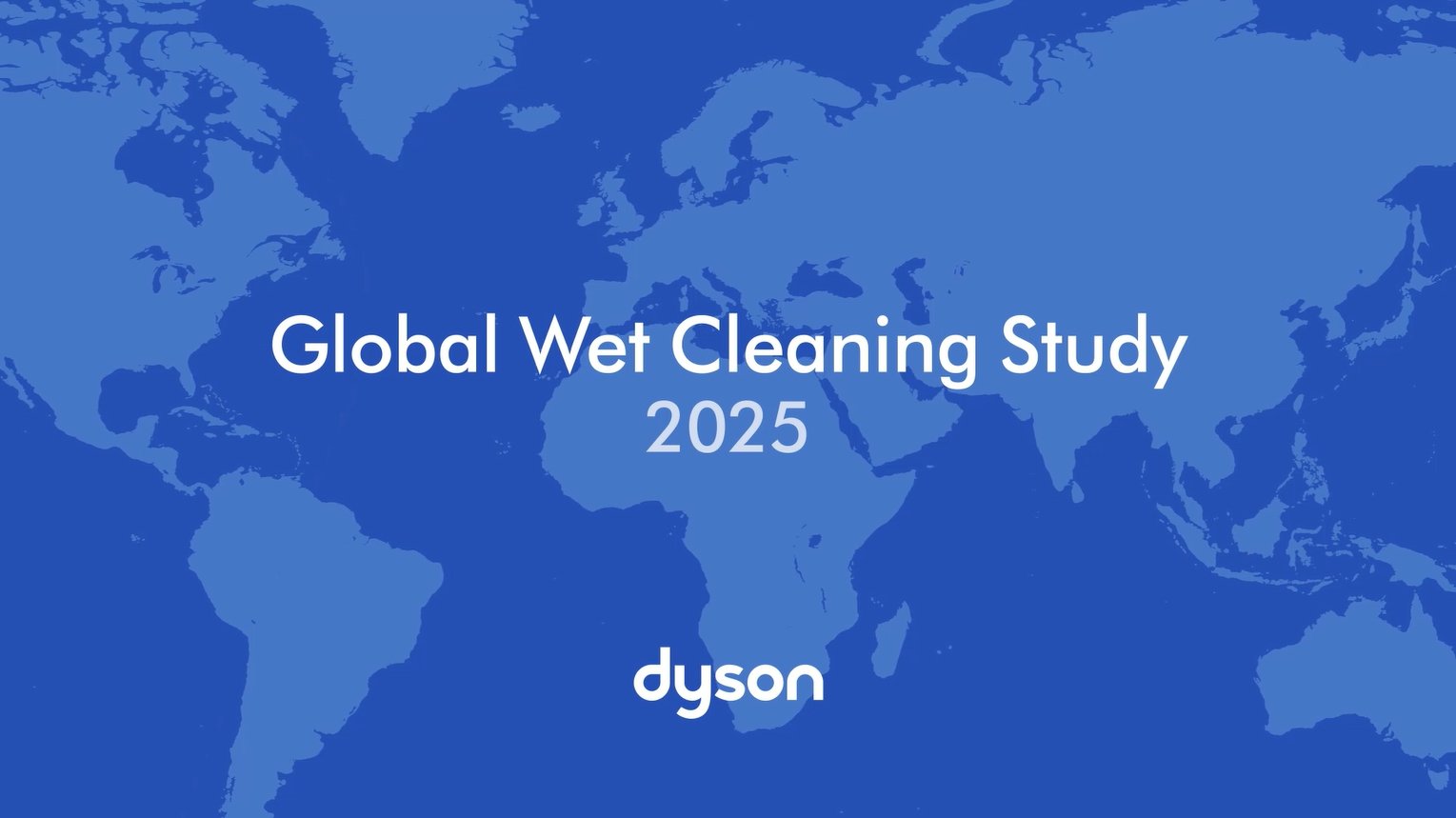 다이슨 글로벌 물청소 연구(Global Wet Science Study).