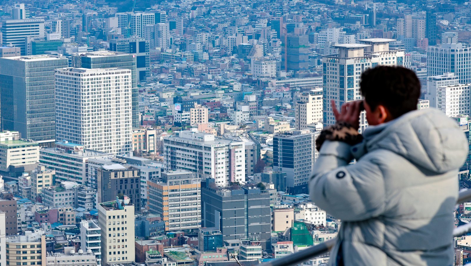 서울 남산에서 바라본 아파트 단지의 모습. 2025.12.14/뉴스1