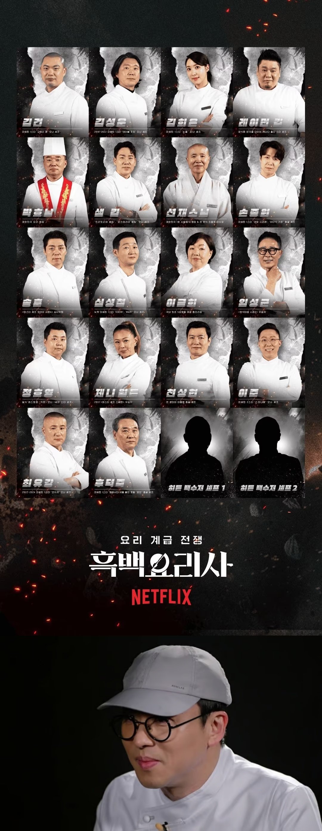 최강록 셰프가 넷플릭스 ‘흑백요리사2’에 히든 백수저로 등장했다. 시즌1 탈락과 식당 폐업을 겪은 뒤 다시 도전에 나선 배경이 주목된다. ⓒ뉴시스