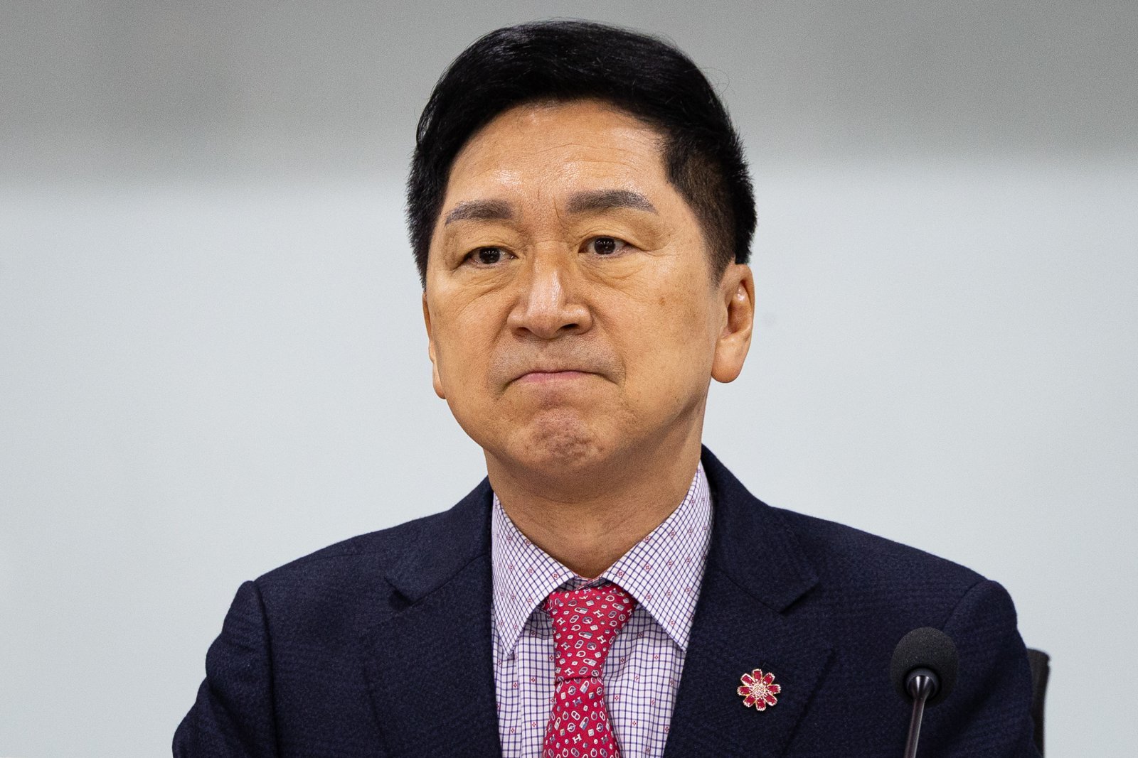 김기현 국민의힘 의원이 20일 서울 여의도 국회 의원회관에서 열린 울산국제정원박람회법안 입법 공청회에 자리하고 있다. 2025.11.20/뉴스1