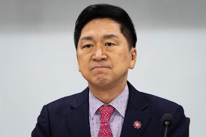 김기현 국민의힘 의원이 20일 서울 여의도 국회 의원회관에서 열린 울산국제정원박람회법안 입법 공청회에 자리하고 있다. 2025.11.20/뉴스1