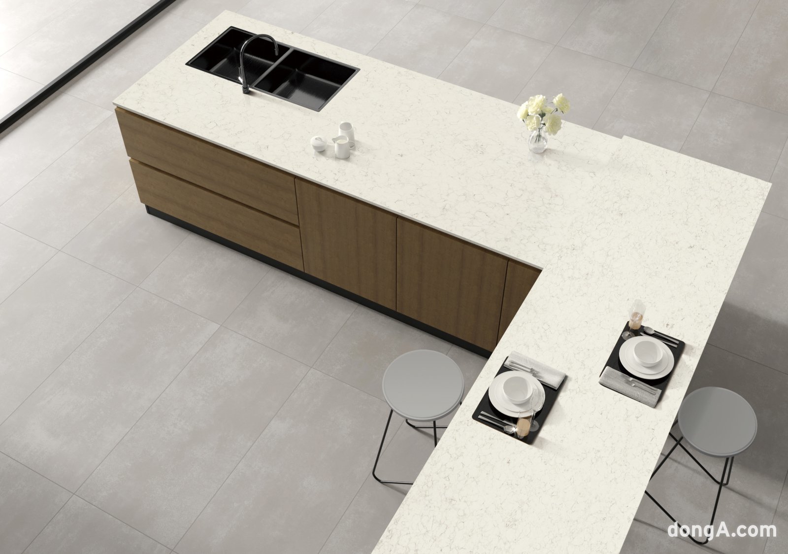 KCC글라스 홈씨씨 ‘센스톤 쿼츠’  슈페리어 시리즈 루나.