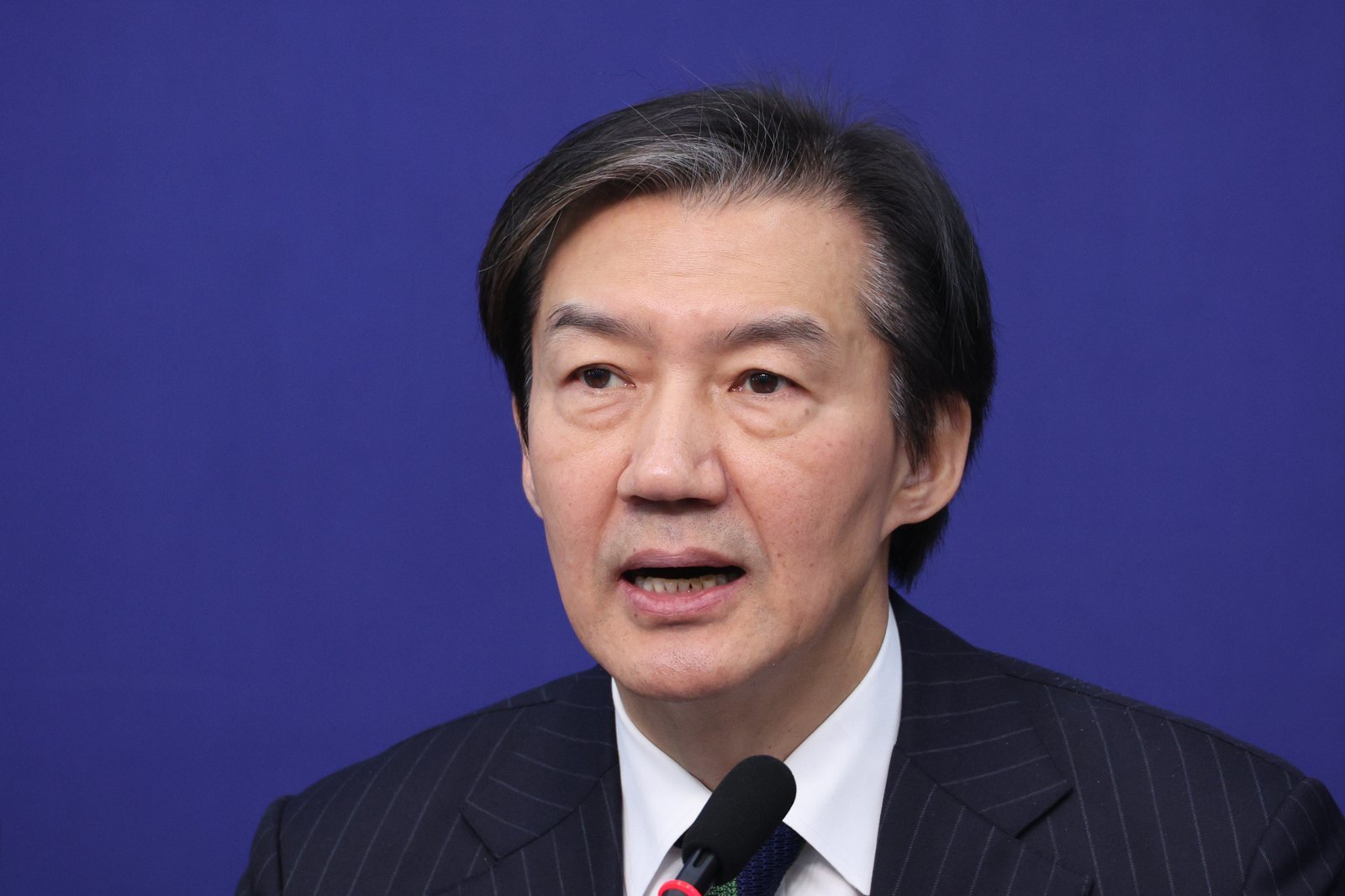 조국 조국혁신당 대표가 15일 서울 여의도 국회에서 열린 최고위원회의에서 발언하고 있다. 2025.12.15. 뉴스1