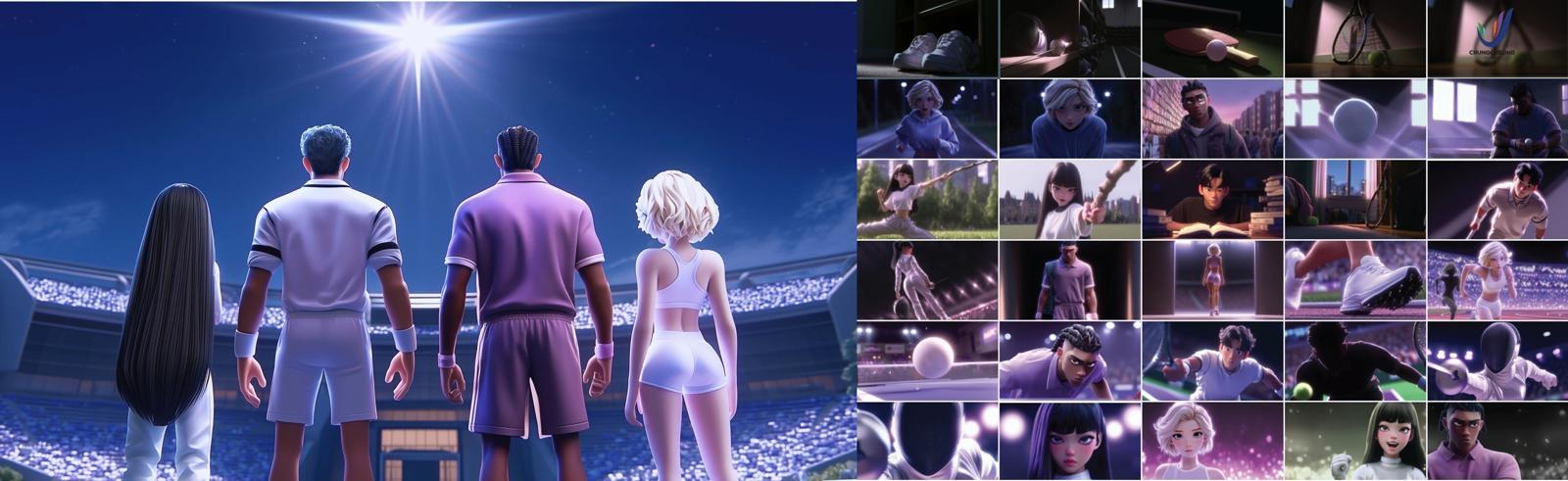 AI 창작 콘텐츠 부문 대상작 (안산대학교 2027 유니버사이드 주제가 및 뮤직비디오 제작)