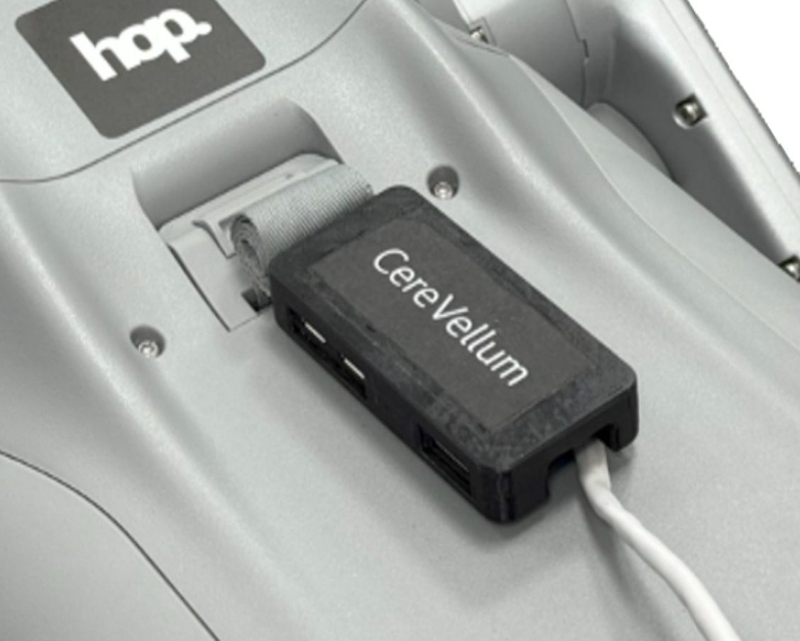 세레벨룸을 장비에 부착한 모습 / 출처=에이치오피