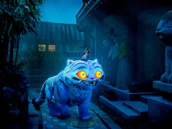 케이(K)팝을 다룬 넷플릭스 애니메이션 ‘케이팝 데몬 헌터스’에서 신스틸러로 활약한 호랑이 캐릭터 ‘더피’.