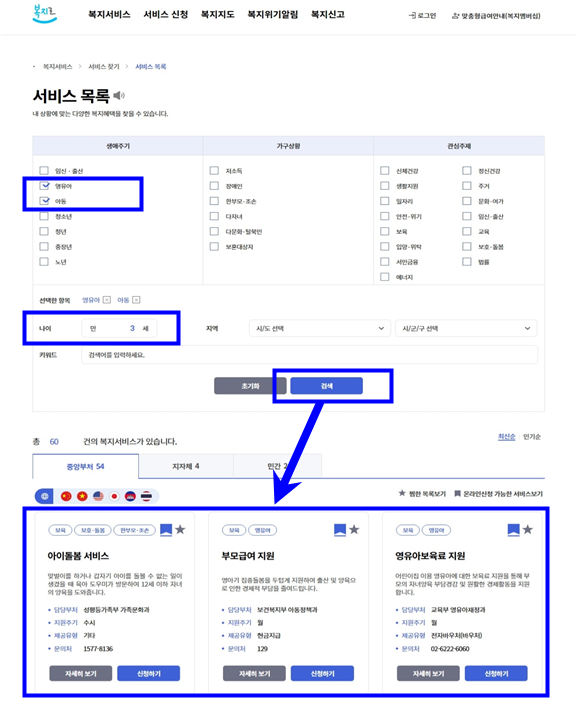 맞춤형 복지혜택 한 번에 확인하는 ‘복지로’