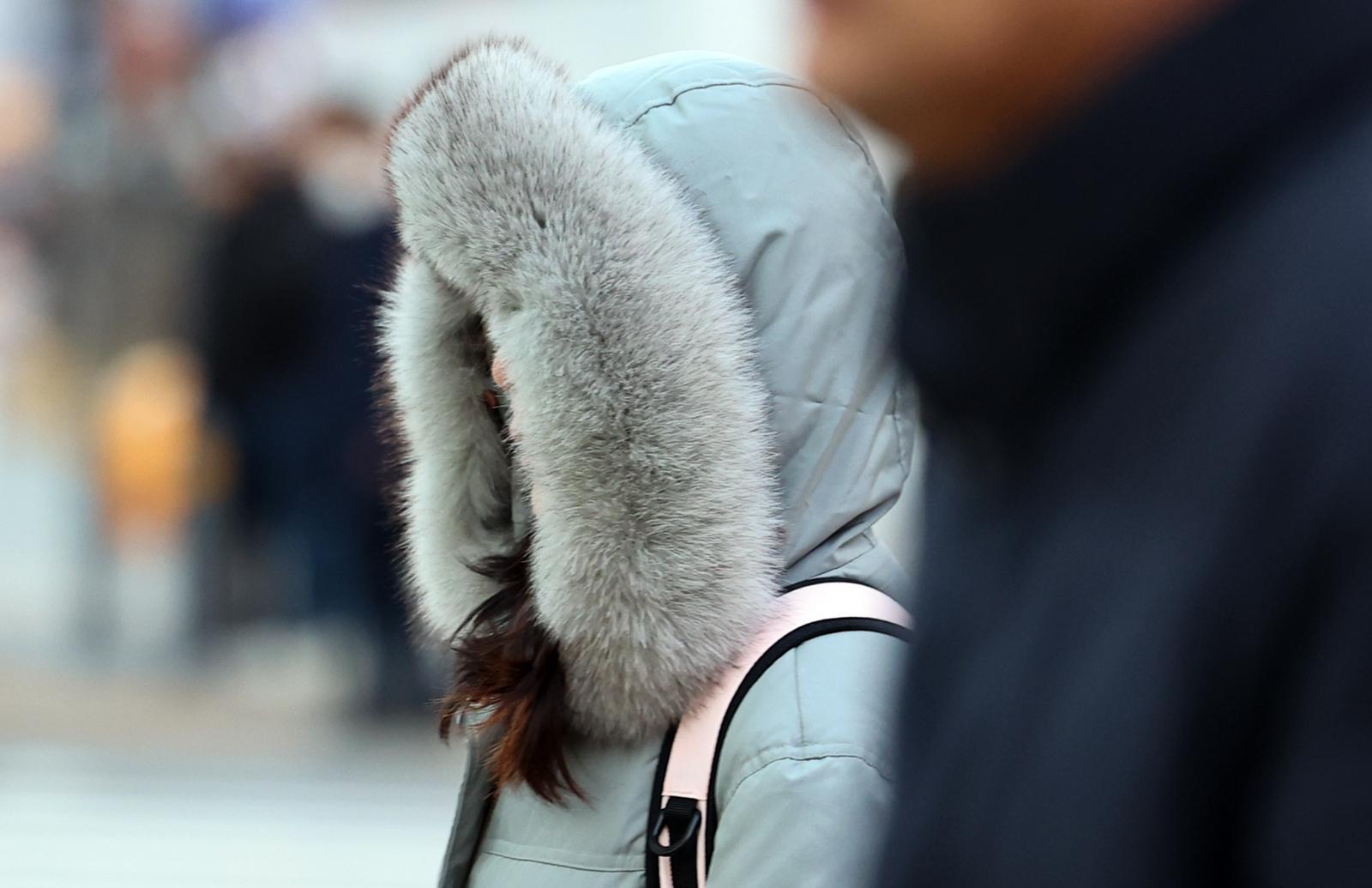 전국 대부분 지역의 아침 기온이 영하권에 들어선 2일 서울 종로구 세종대로 사거리에서 시민들이 출근길 발걸음을 재촉하고 있다. 2025.12.02 [서울=뉴시스]