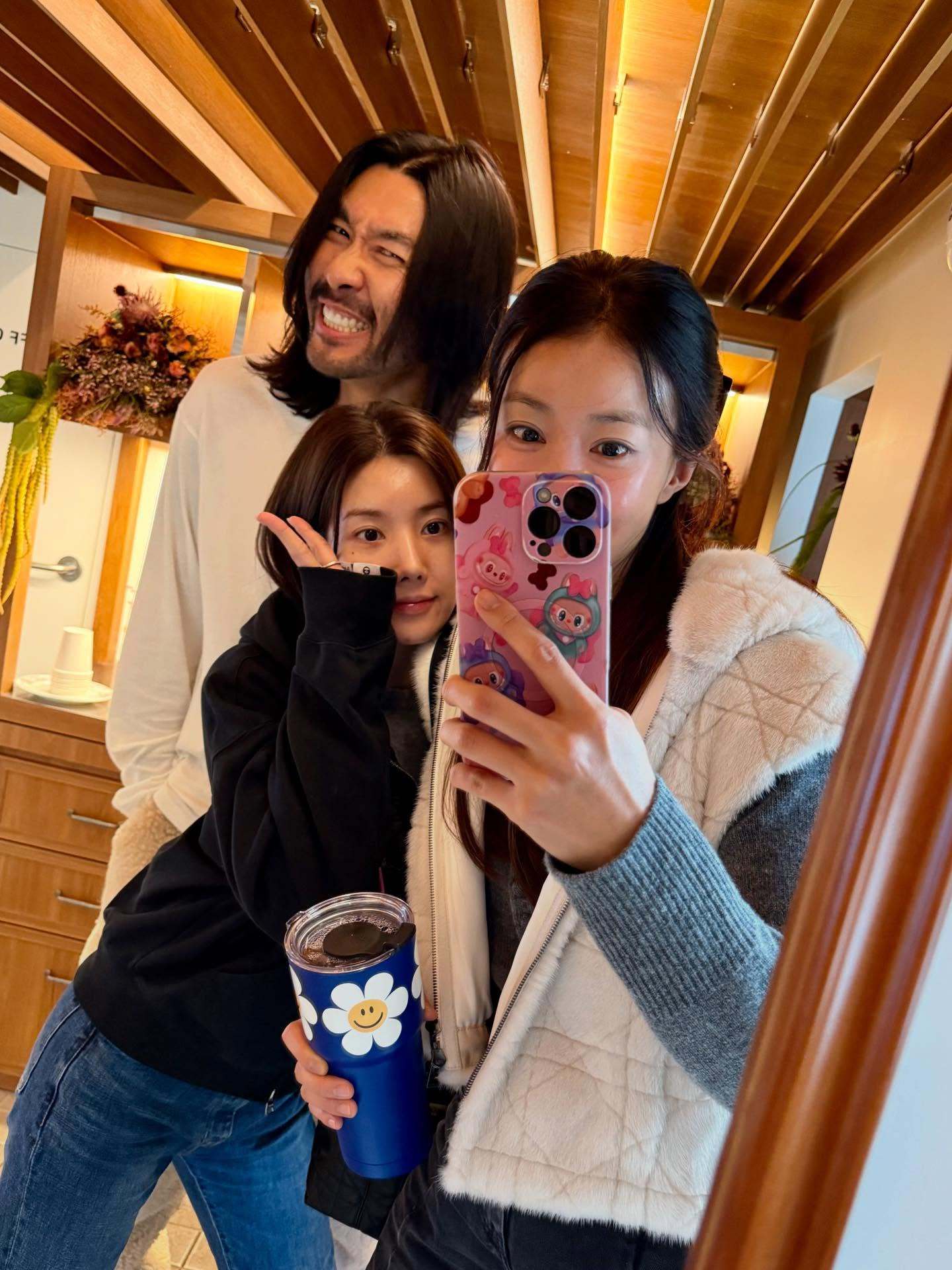 노홍철, 권은비, 이시영(왼쪽부터, 이시영 SNS)