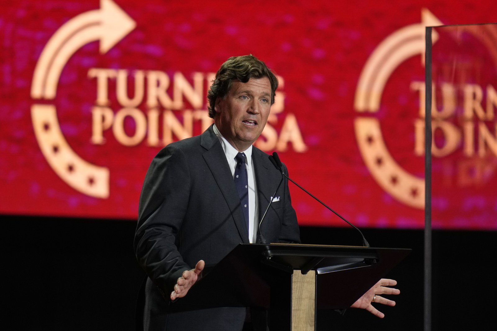 터커 칼슨 전 폭스뉴스 앵커. AP뉴시스