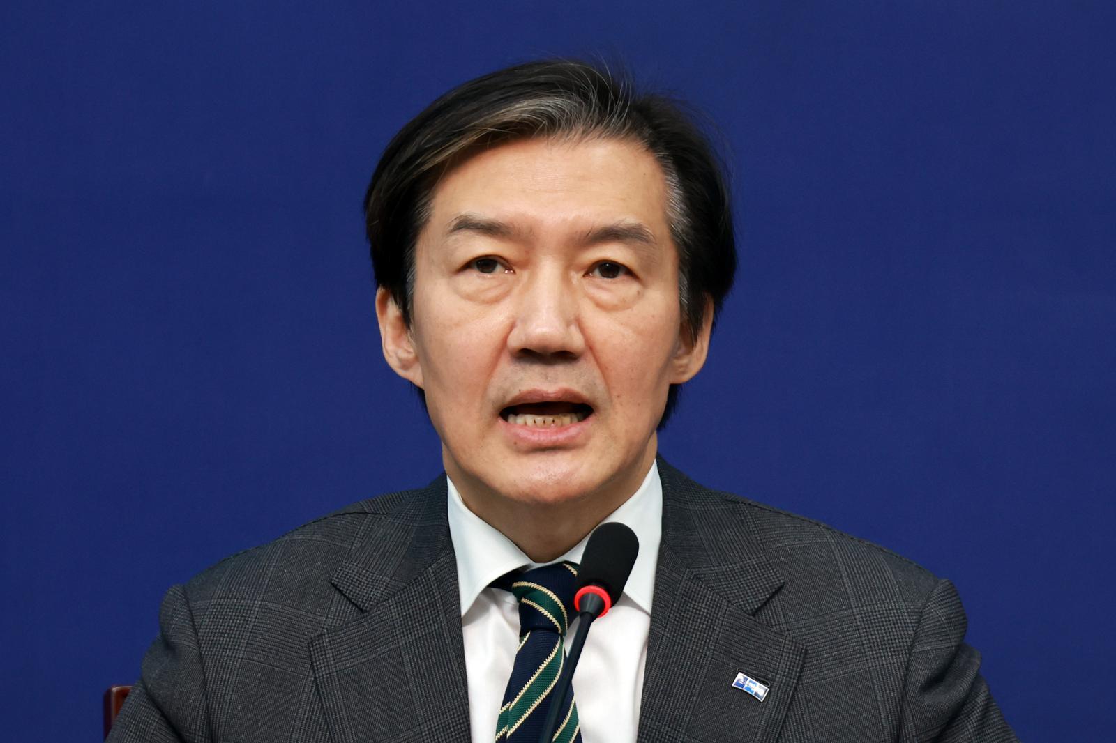 조국 조국혁신당 대표가 18일 서울 여의도 국회에서 열린 최고위원회의에서 발언하고 있다. 2025.12.18. 서울=뉴시스