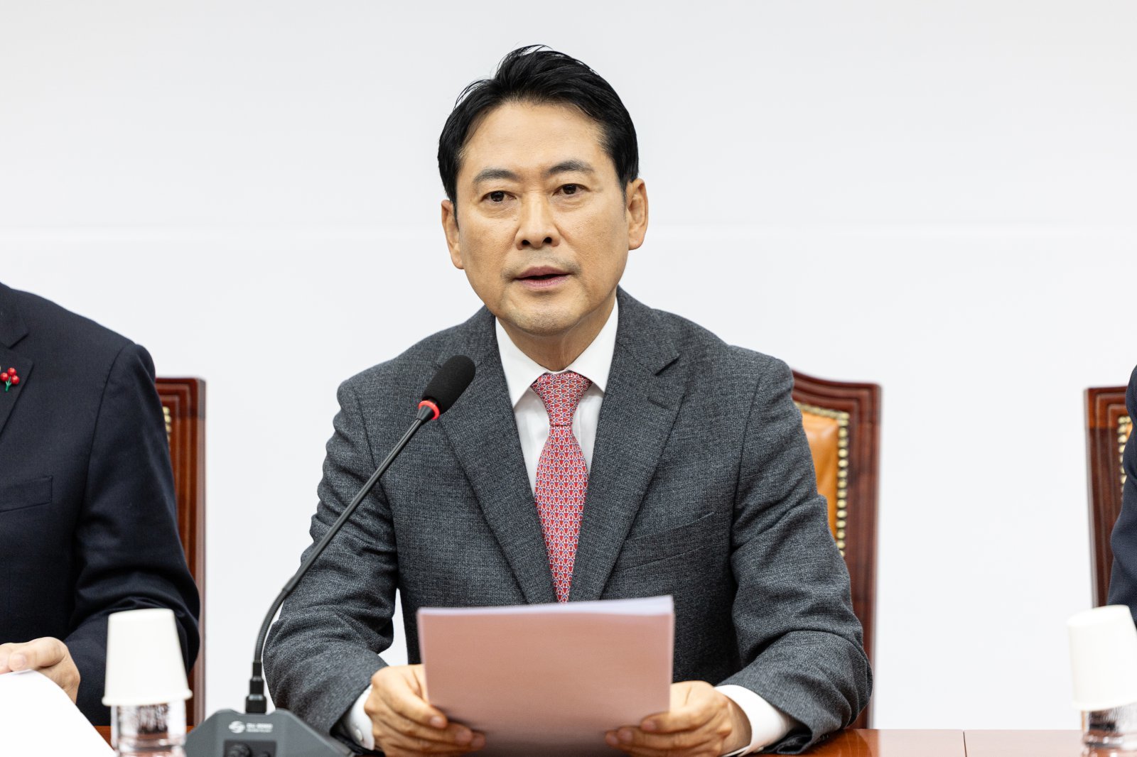 장동혁 국민의힘 대표가 22일 서울 여의도 국회에서 열린 최고위원회의에서 발언하고 있다. 2025.12.22/뉴스1