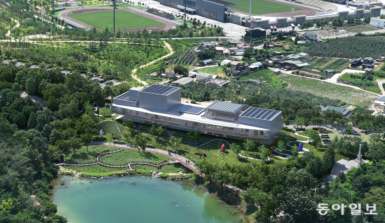 충주시립미술관 국제지명 설계공모 당선작. 충주시 제공