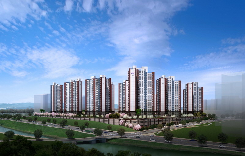 ‘이천 중리 B3블록 금성백조 예미지’ 투시도