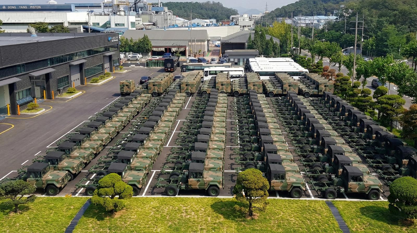 신광테크놀러지에서 생산한 군용차량. 신광테크놀러지 제공