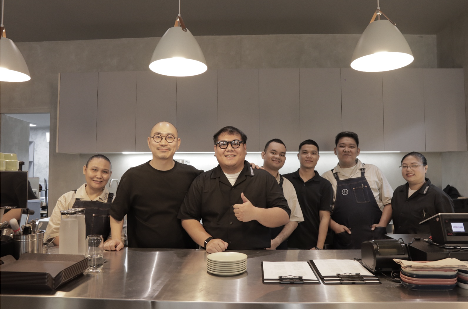 히즈빈스 키친 2호점 직원들의 모습. 밀알복지재단 제공