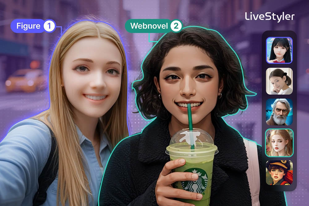 라이브스타일러의 세그먼트 기반 스타일링 기능 / 출처=디오비스튜디오