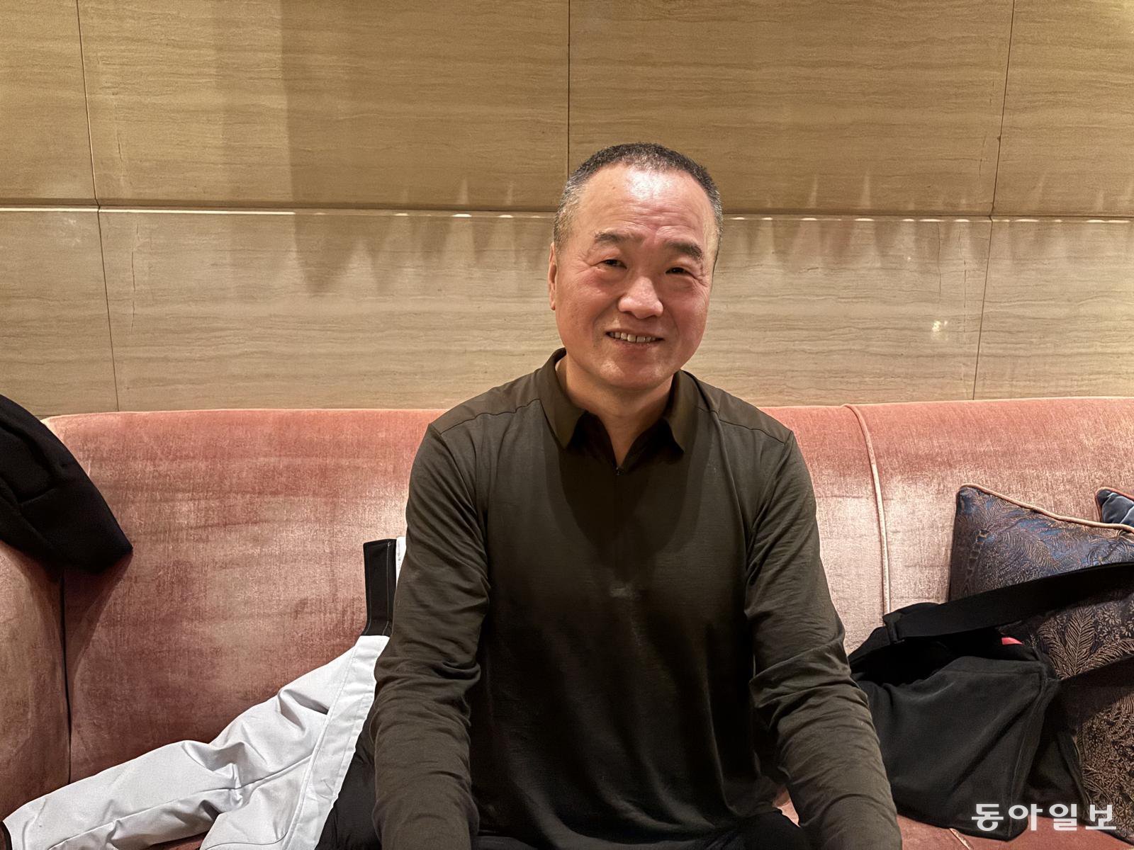 22일 서울 중구 롯데호텔에서 만난 황 회장. 임현석 기자 = lhs@donga.com