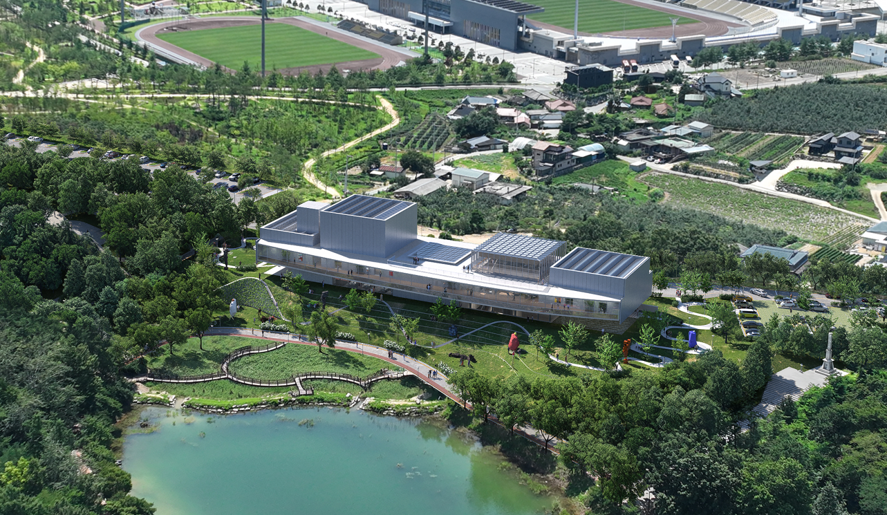 충주시립미술관 국제지명 설계 공모 당선작. 충주시 제공