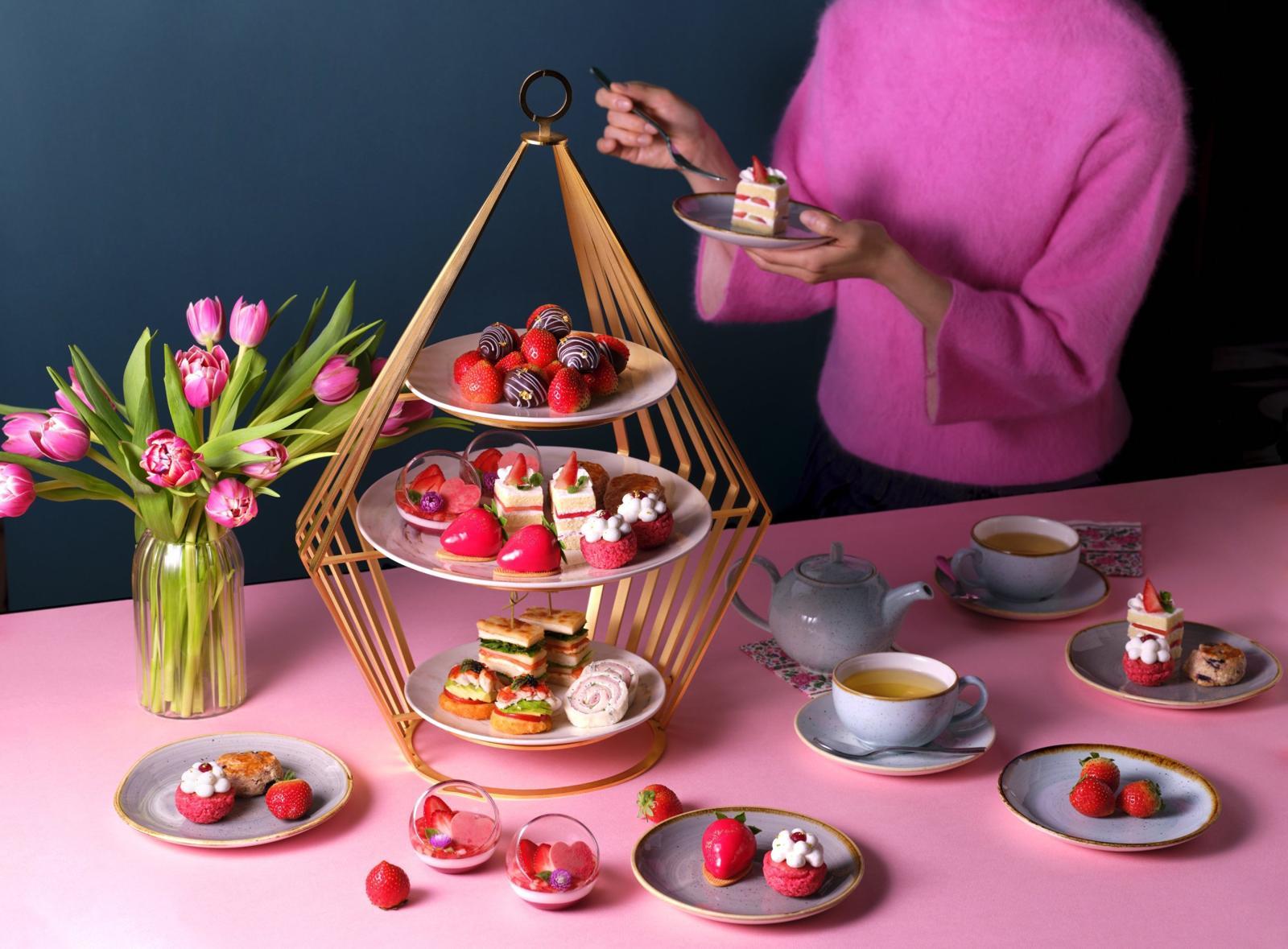 더블트리 바이 힐튼 서울 판교, 딸기 프로모션 애프터 눈 티세트.