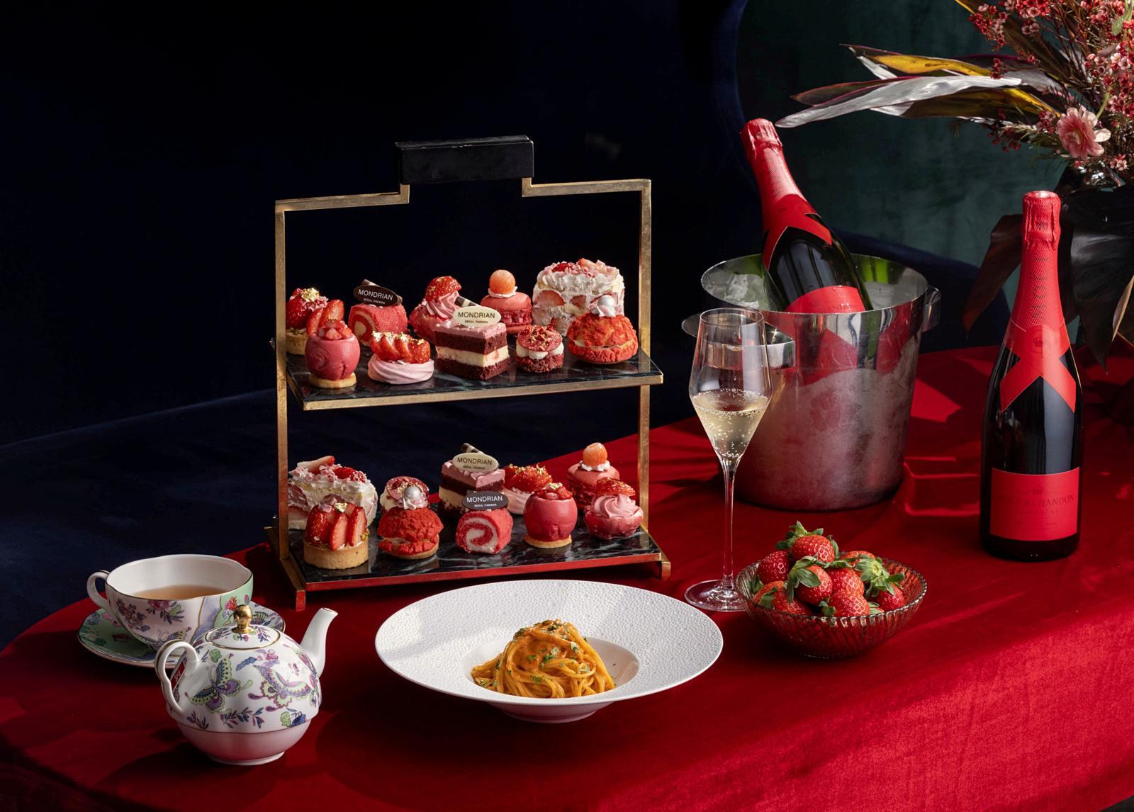 몬드리안서울이태원, 딸기 애프터눈티세트 프로모션