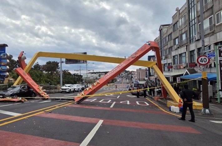 사고 현장. 뉴시스