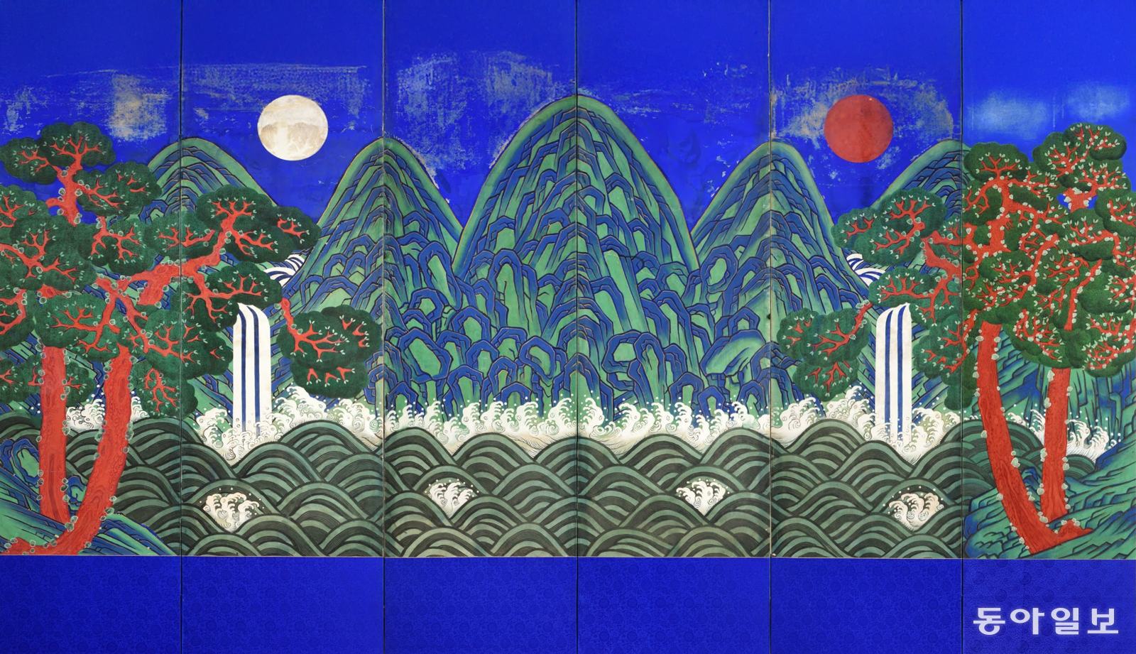 일월오봉도 원본. 작가 추수 제공