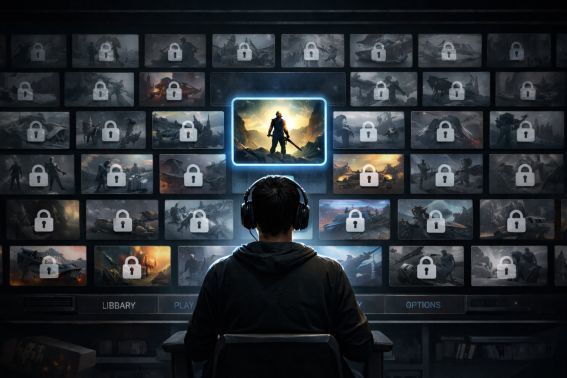 게임구독서비스(AI 생성 이미지)