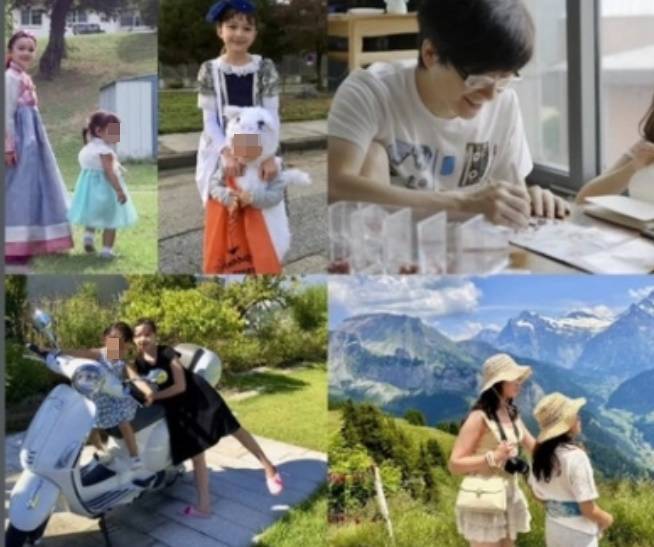 서태지가 공개한 사진 속 딸과 배우 엘리. 인스타그램