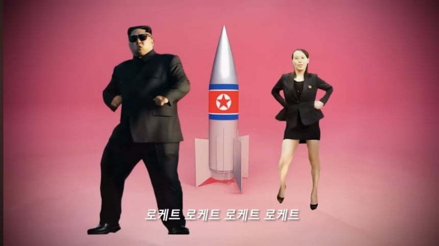 이미 김정은은 전 세계적으로 가장 인기가 있는 풍자 소재로 활용되고 있다. 사진은 김정은을 패러디한 유튜브 동영상 캡처.