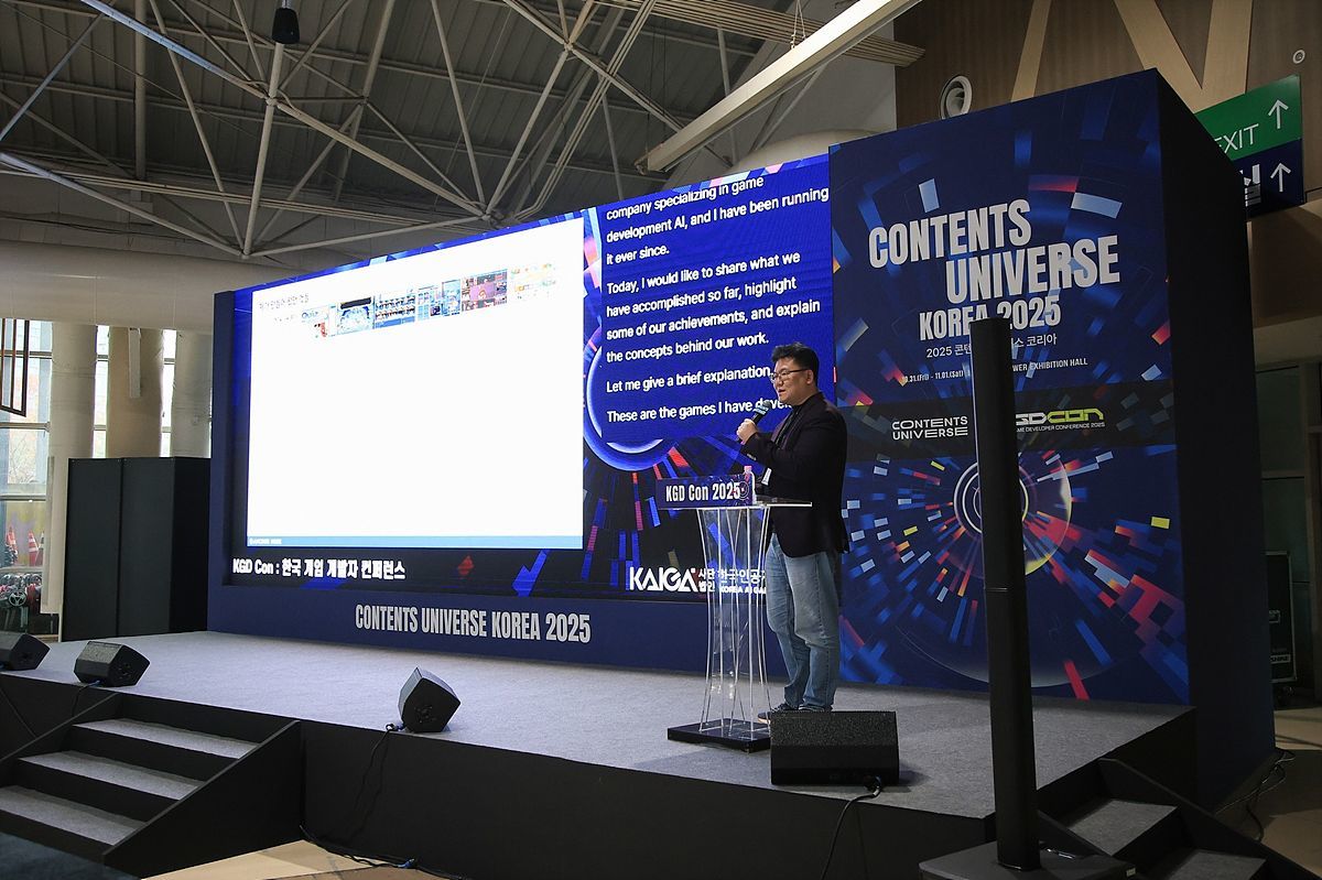 앵커노드의 활동을 소개하는 원재호 대표 / 출처=IT동아