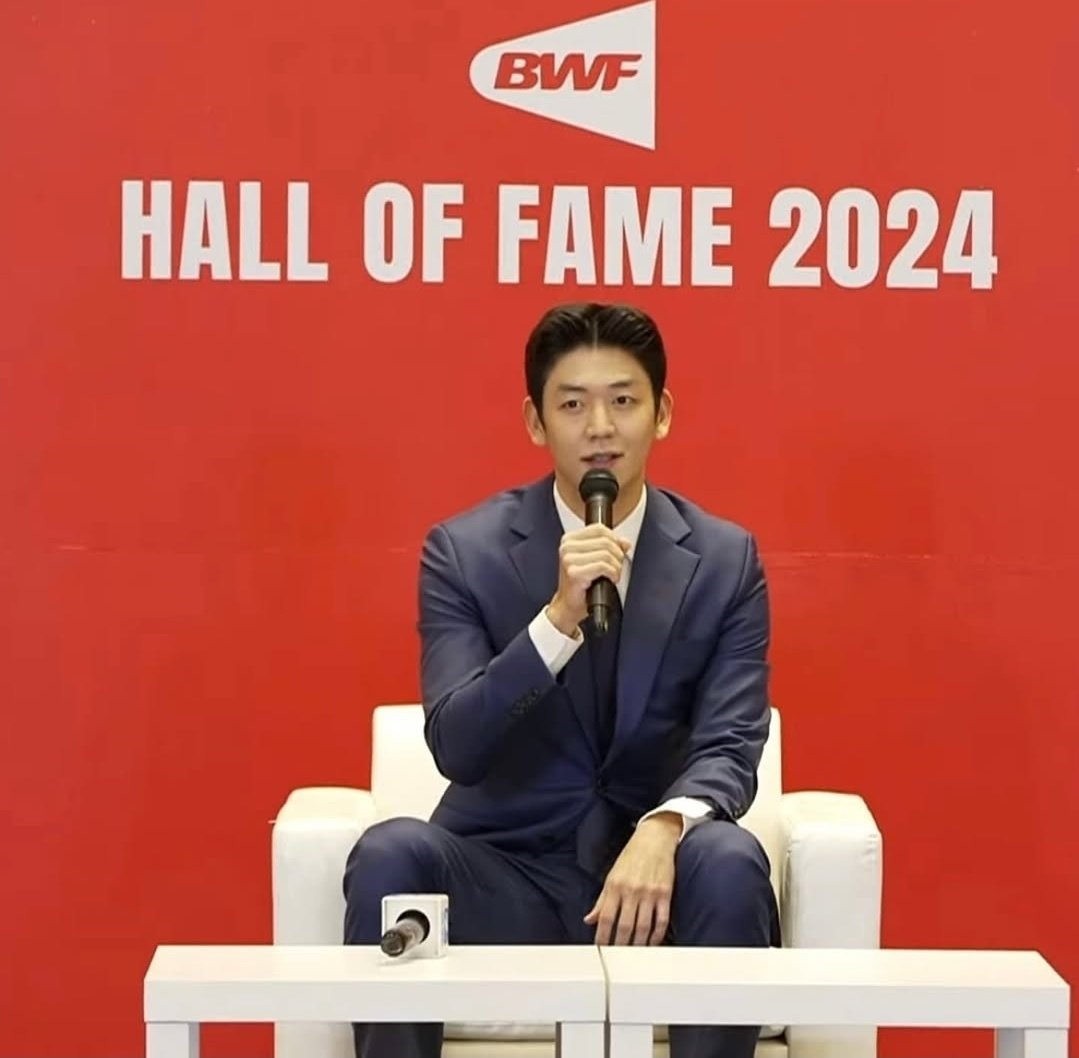 이용대는 지난해 세계배드민턴연맹 명예의 전당에 헌액됐다. 이용대 제공