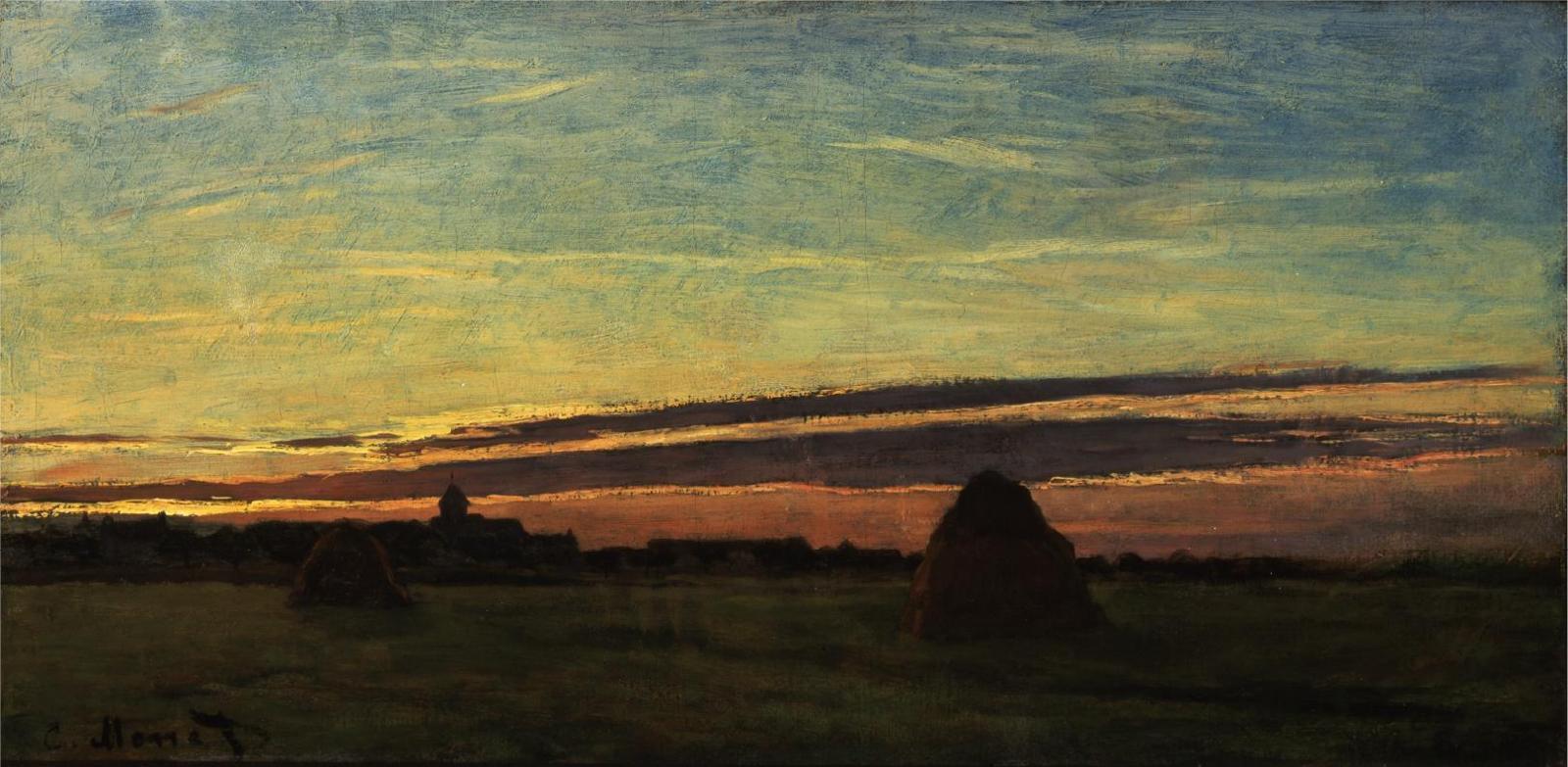 클로드 모네 ‘샤이의 건초더미’(1875년). 샌디에이고 미술관 제공 ⓒ The San Diego Museum of Art