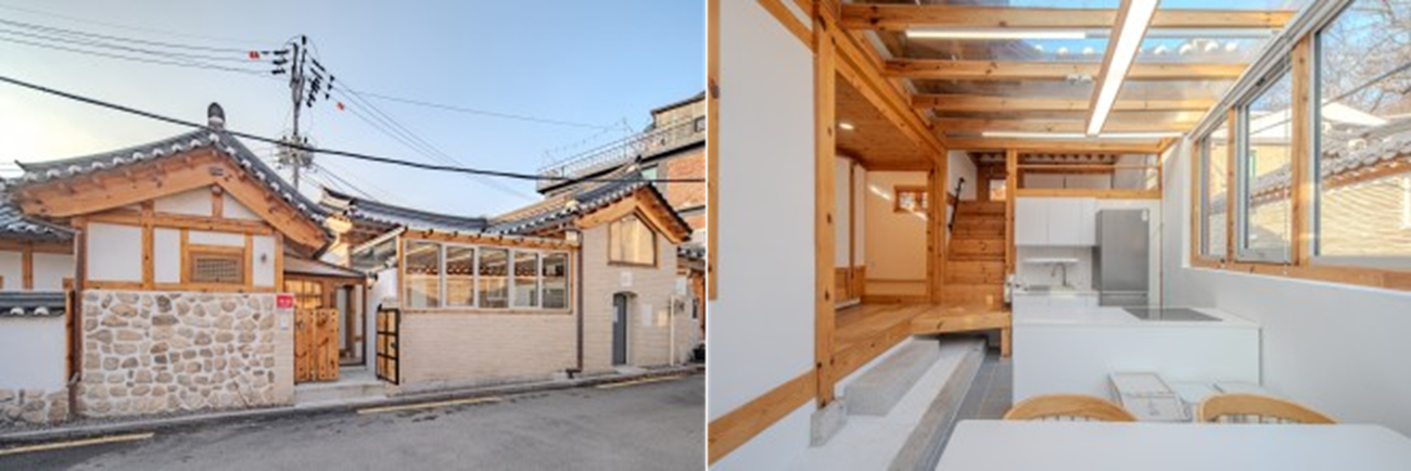 방 4개와 화장실 3개, 지하 가족실과 성큰가든을 갖춘 종로구 원서동 ‘한옥 4호’. 이번에 공급되는 공공한옥 가운데 가장 넓은 규모로, ‘3대 이상 대가족’ 신청자를 우선 선정한다. 서울시 제공