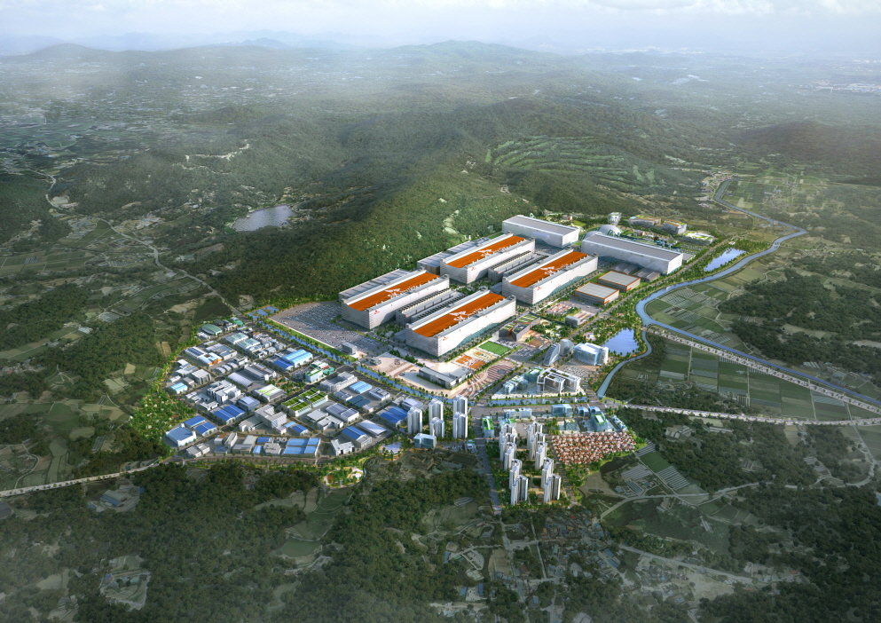 용인 첨단 시스템 반도체 국가산단 조감도. 자료사진