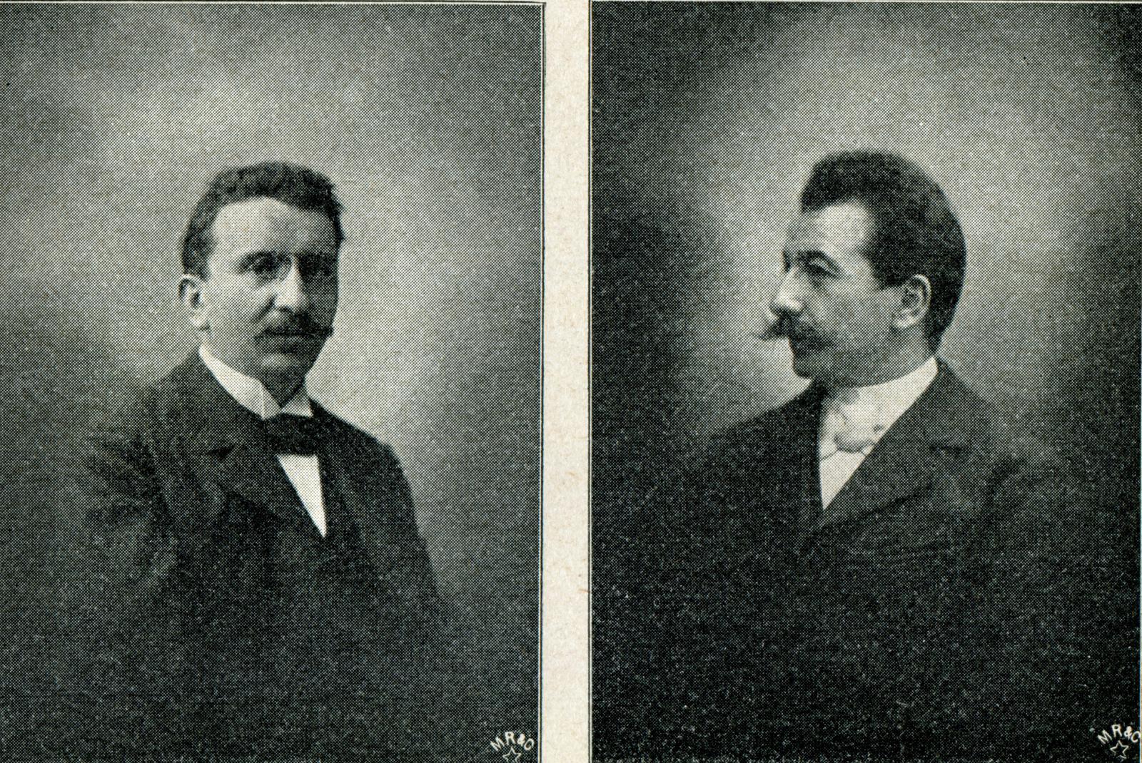 오귀스트 뤼미에르(왼쪽)와 루이 뤼미에르. 게티이미지뱅크