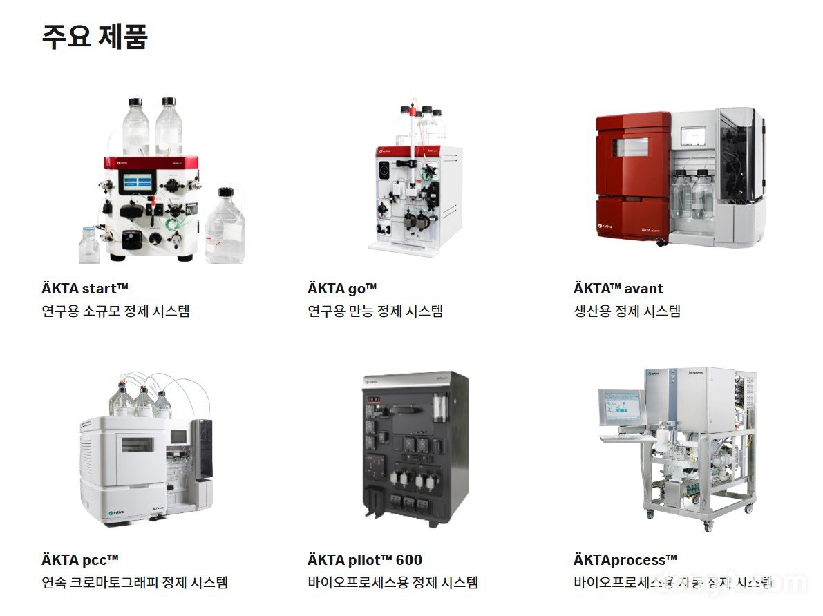 싸이티바 주요 제품
