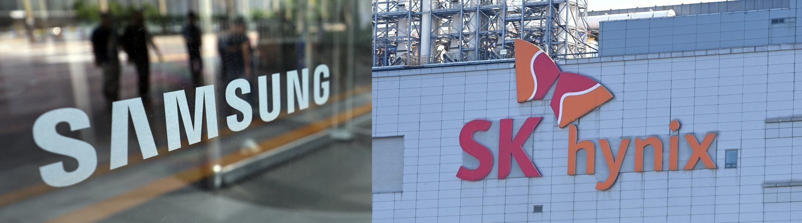 삼성전자 본사와 SK하이닉스 본사. 뉴시스