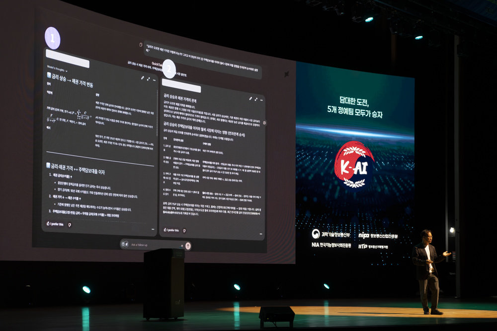 업스테이지는 비공개 모델을 통해 결과물을 블라인드 테스트 중이며, 조만간 오픈소스 형태로 모델을 공개한다 / 출처=IT동아