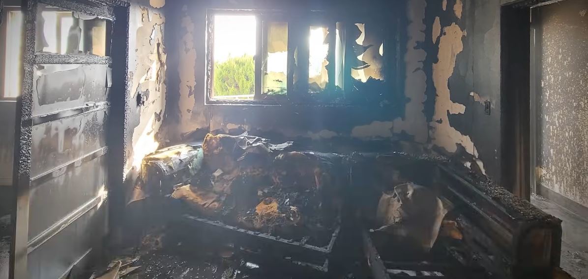 지난 29일 경남 남해군 고현면의 한 마을회관에 불이 났다. (경남소방본부 제공) 채널A 캡처