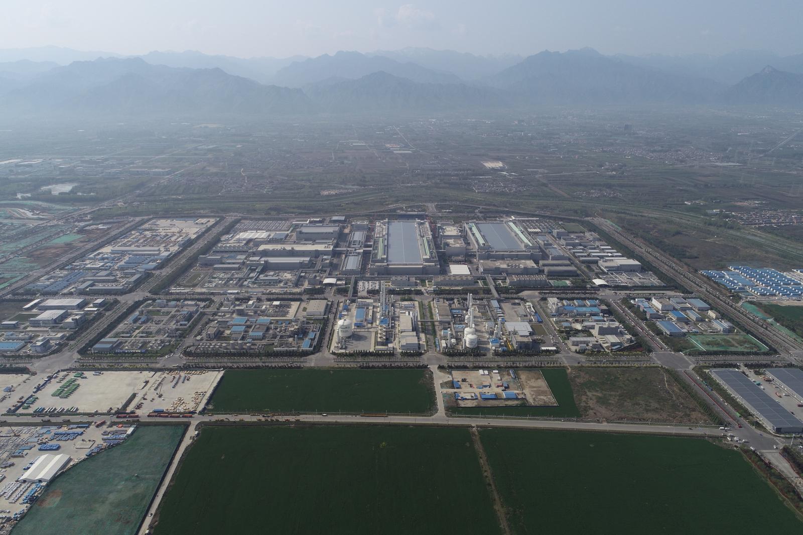 삼성전자의 중국 시안 반도체 공장. 삼성전자 홈페이지