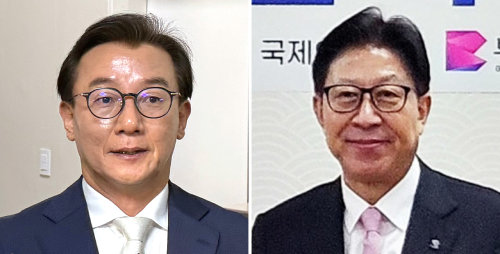 전재수(왼쪽), 박형준.