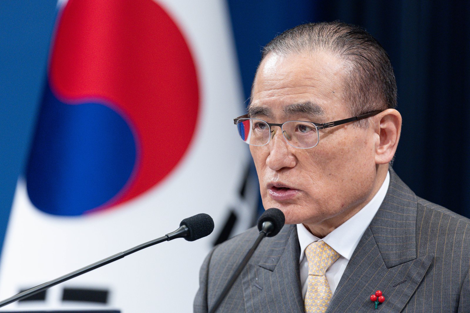 위성락 국가안보실장이 2일 춘추관에서 이재명 대통령의 국빈 방중 일정 관련 브리핑을 하고 있다. 2026.1.2 뉴스1