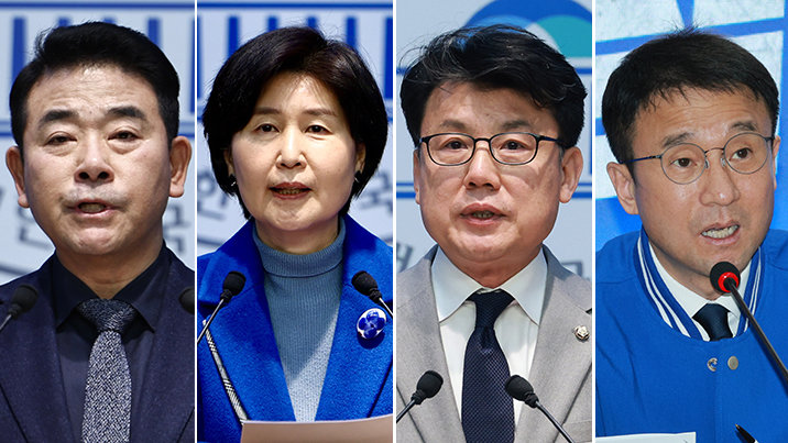왼쪽부터 더불어민주당 박정, 백혜련, 진성준, 한병도 의원. 뉴스1·뉴시스
