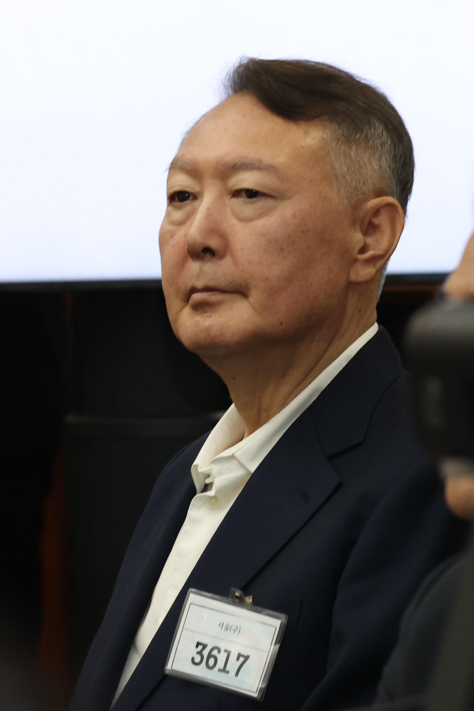 윤석열 전 대통령이 26일 서울 서초동 서울중앙지법에서 열린 특수공무집행방해 혐의 재판에 출석하고 있다. 2025.09.26. 사진공동취재단