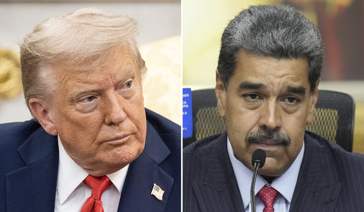 도널드 트럼프 미국 대통령(왼쪽)과 니콜라스 마두로 베네수엘라 대통령.