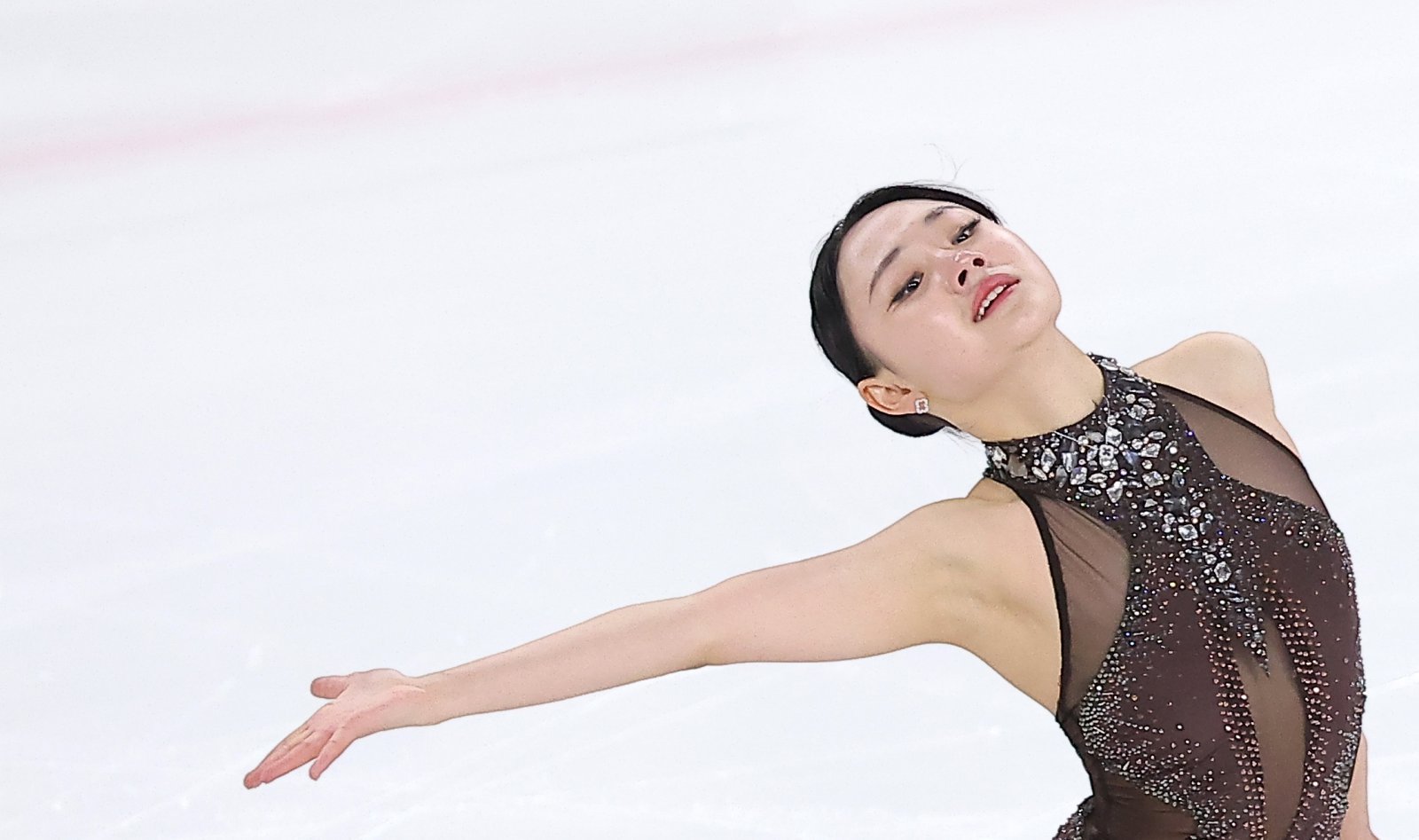 피겨스케이팅 선수 김채연이 3일 서울 양천구 목동 아이스링크에서 열린 제80회 전국남녀 피겨스케이팅 종합선수권대회에서 쇼트 프로그램 연기를 펼치고 있다. 2026.1.3 뉴스1