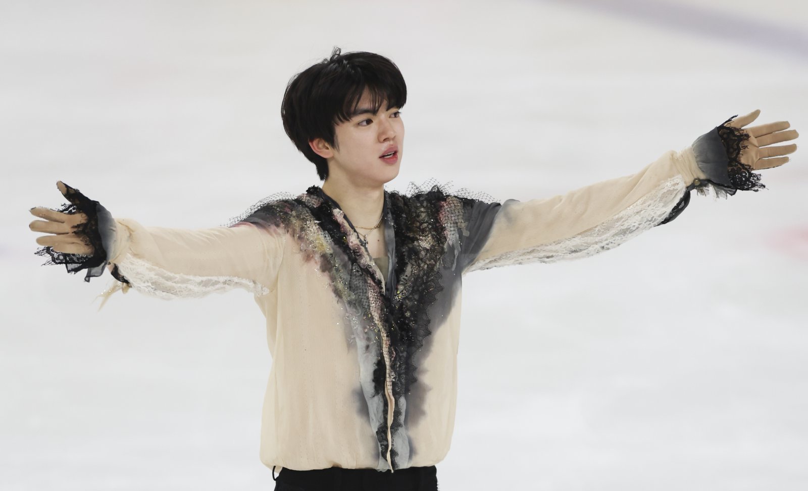 피겨스케이팅 선수 차준환(서울시청)이 4일 서울 양천구 목동 아이스링크에서 열린 제80회 전국남녀 피겨스케이팅 종합선수권대회 남자 시니어 프리 스케이팅에서 연기를 마치고 관중들에게 인사하고 있다. 2026.01.04. [서울=뉴시스]