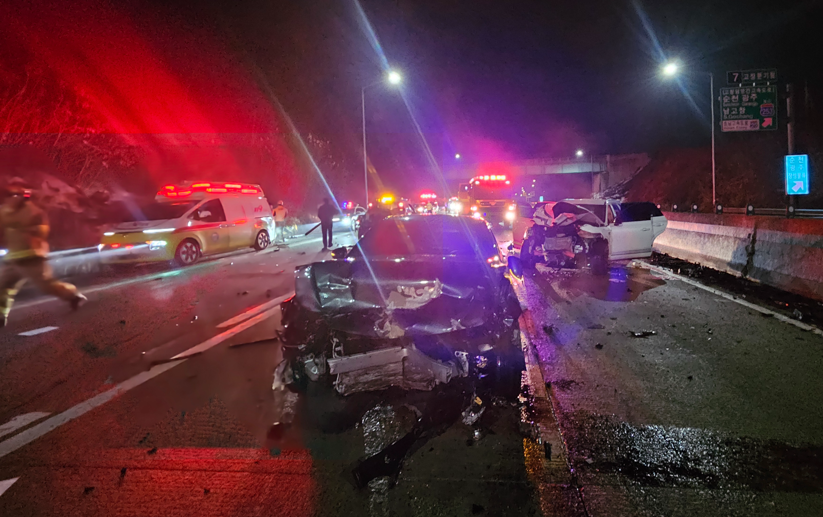 사고 현장 모습. 전북소방본부 제공