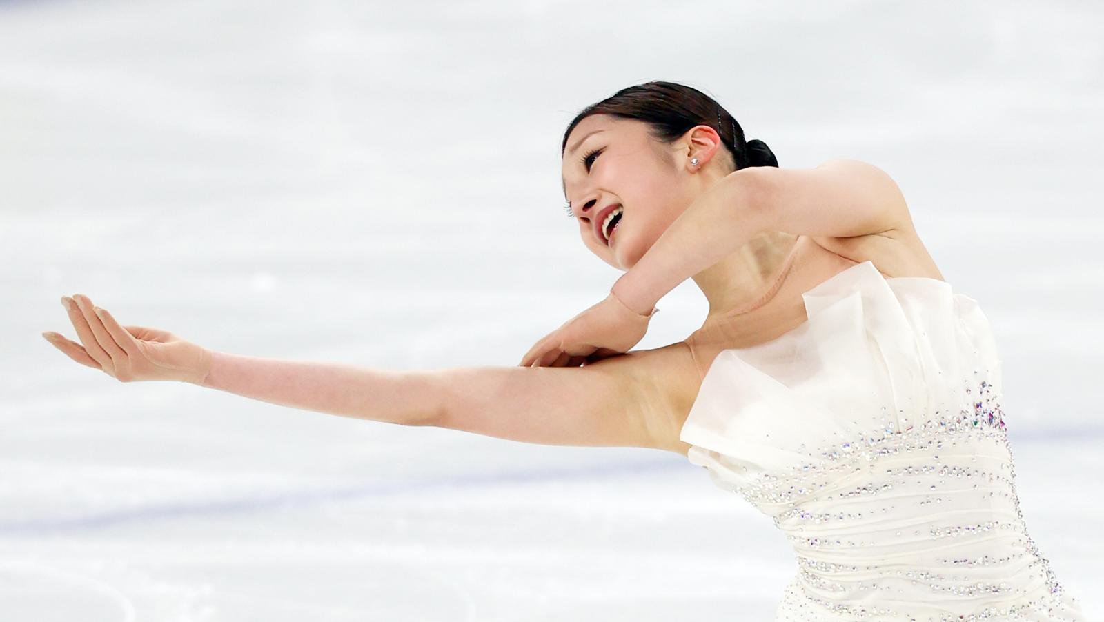 = 피겨스케이팅 선수 신지아(세화여고)가 4일 서울 양천구 목동 아이스링크에서 열린 제80회 전국남녀 피겨스케이팅 종합선수권대회 여자 시니어 프리 스케이팅에서 연기를 펼치고 있다. 2026.01.04. [서울=뉴시스]